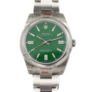Oyster Perpetual 41mm cadran vert 114300