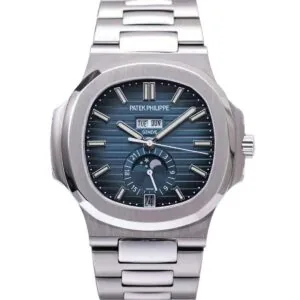 Nautilus 5726/1A-014 cadran bleu en acier