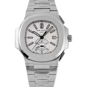 Nautilus 5980/1A-019 White Dial in Steel
