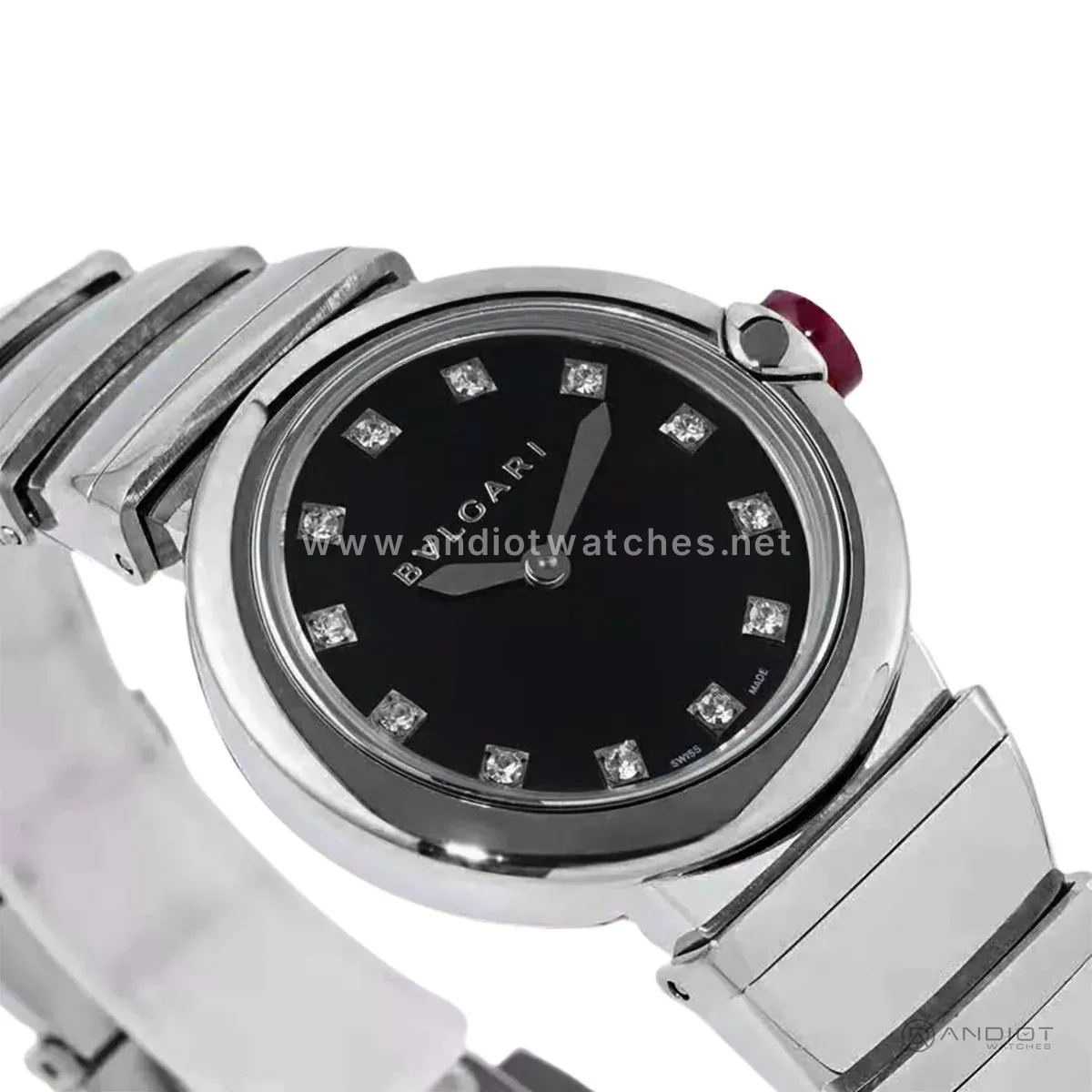 Lvcea Black Dial in Steel - Image 3