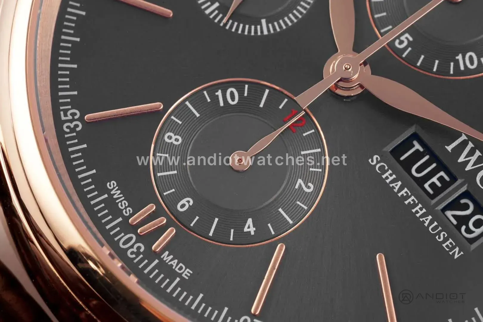 Portofino Chronograph IW391021 Grey Dial in Rose Gold - Image 6