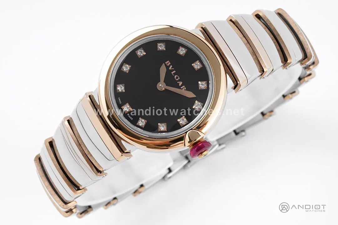 Lvcea Black Dial in Rose Gold/Steel - Image 3