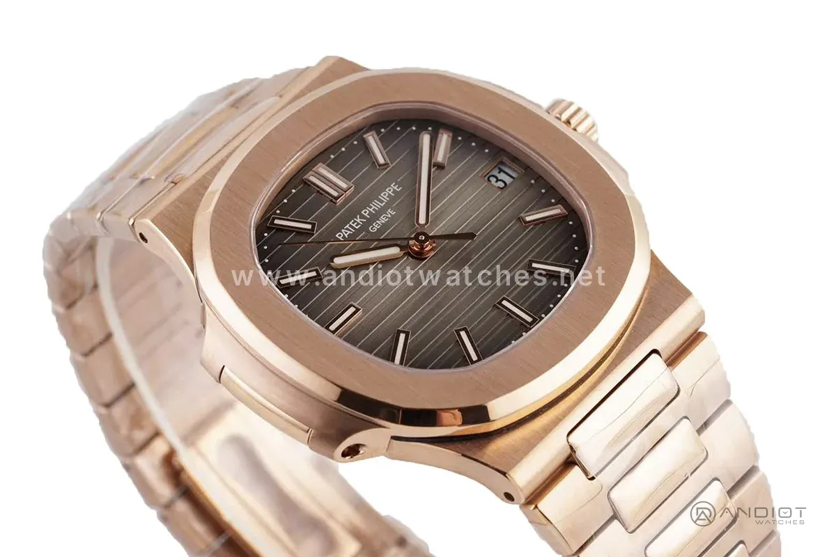 Nautilus Jumbo 5711/1R-001 quadrante marrone - immagine 5