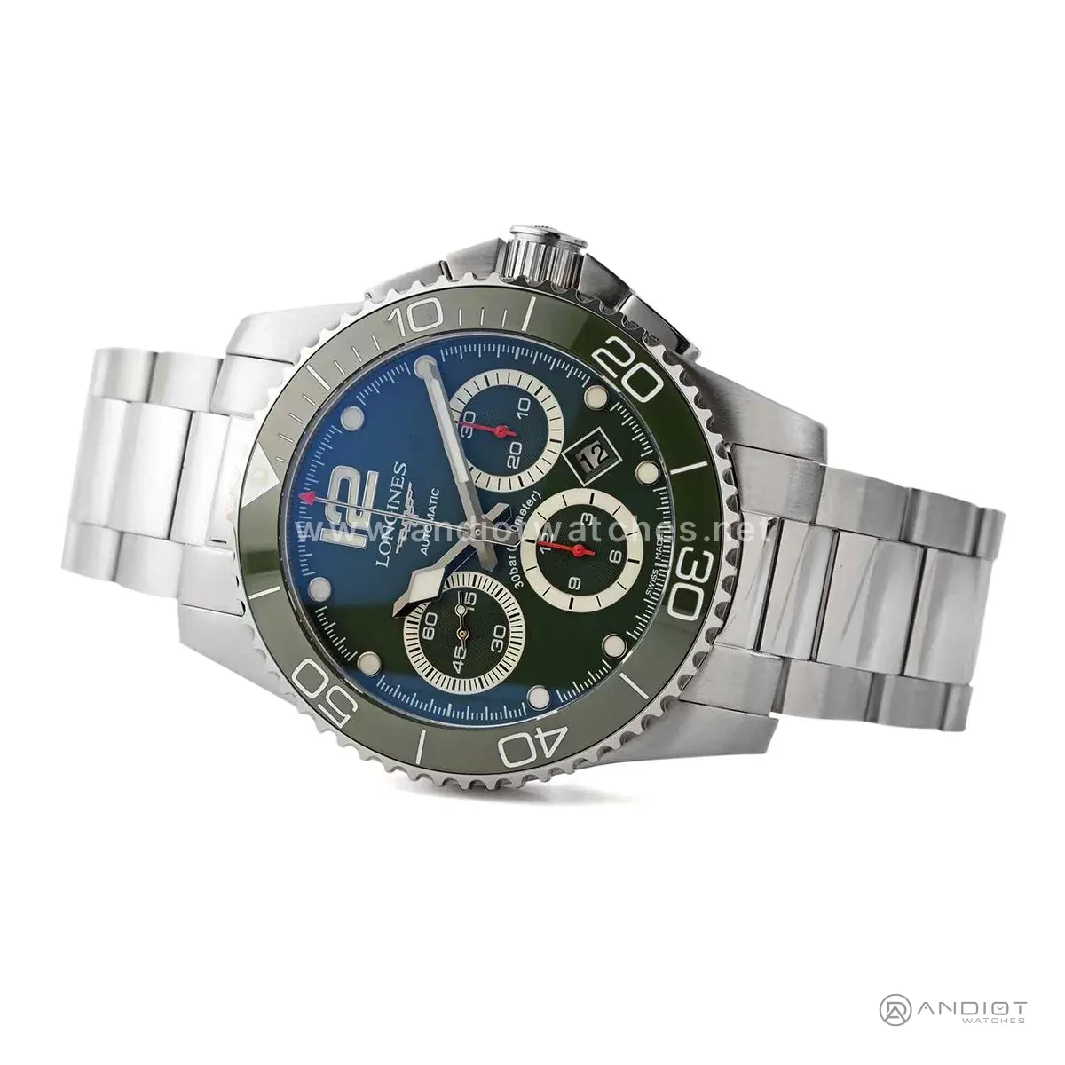 Hydroconquest cadran vert sur bracelet – Image 5