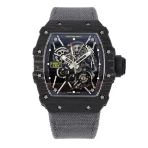 RM 035-01 Rafael Nadal NTPT-Carbon am grauen Nylonarmband (Sonic)