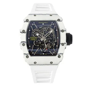RM 035-01 Rafael Nadal NTPT bianco su cinturino in gomma bianco (Sonic)
