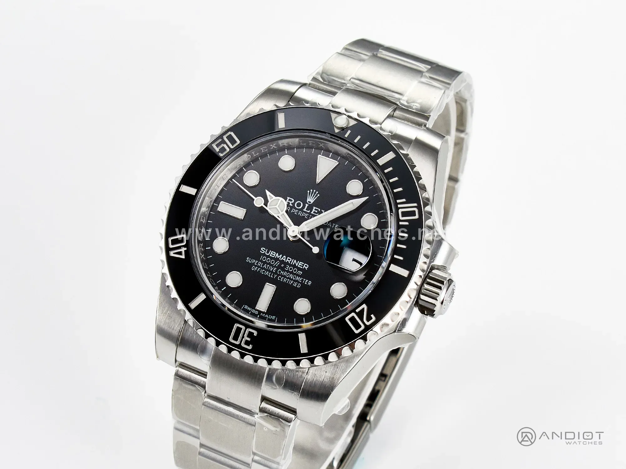 Submariner 116610 LN ceramica nera VSF 1:1 Best Edition cassa e bracciale SS 904L VS3135 - immagine 3