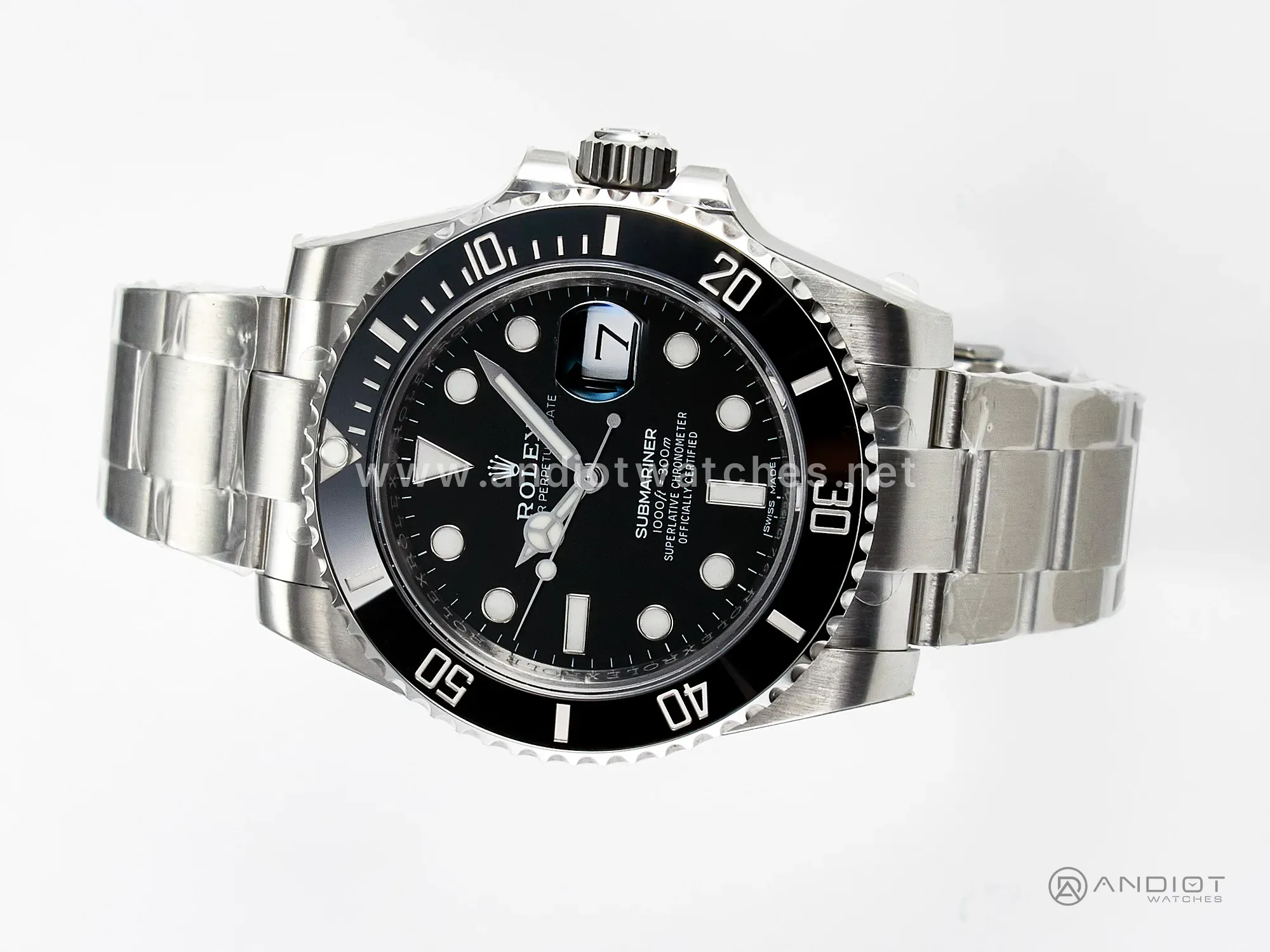 Submariner 116610 LN ceramica nera VSF 1:1 Best Edition cassa e bracciale SS 904L VS3135 - immagine 4