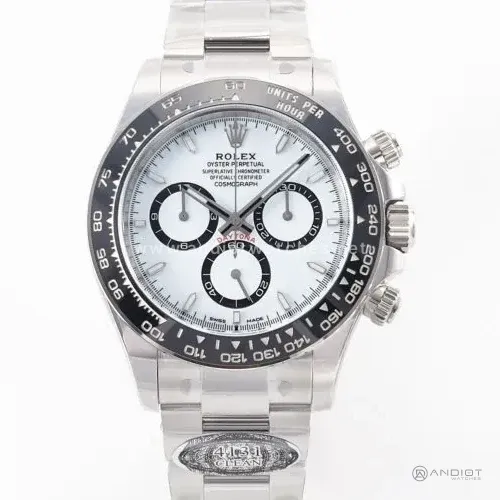 Daytona Panda 116500 Clean Factory 1:1 Best Edition 904L SS Case and Bracelet White Dial SH4131