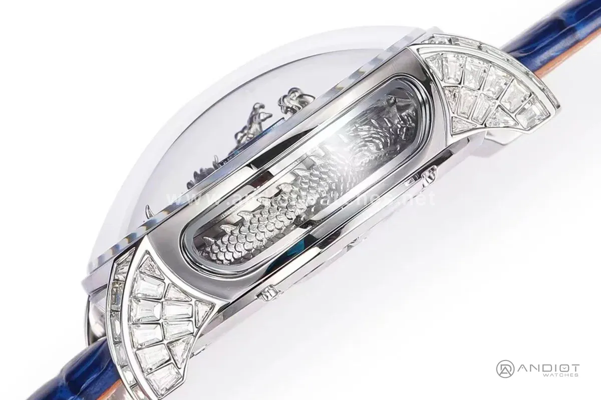 Astronomia Silver Dragon White Gold with Diamonds