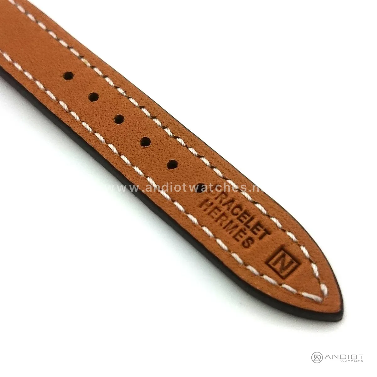 Cape Cod Tonneau Rose Gold on Purple Epsom Leather Strap