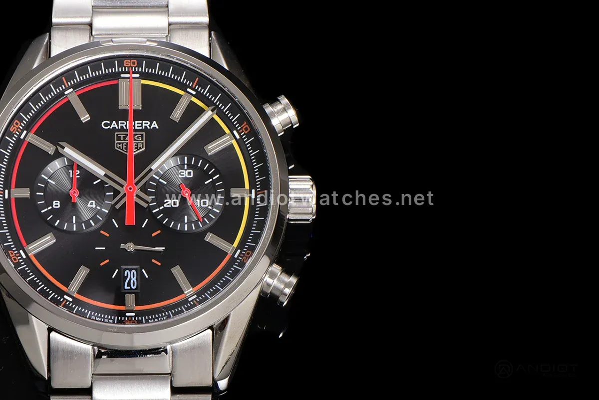 Carrera Chronograph 42 Black Dial
