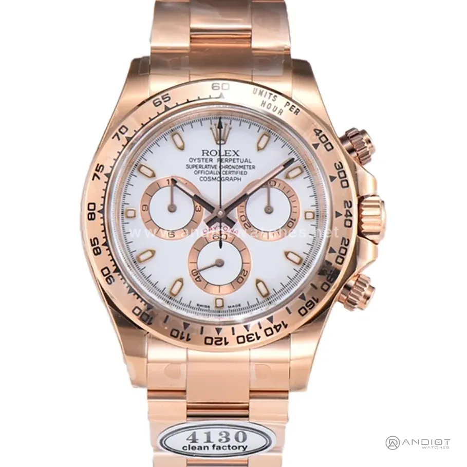 Daytona 116505 White Dial in Everose Gold