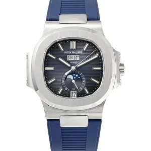 Nautilus 5726/1A-014 Blue Dial in Rubber Strap
