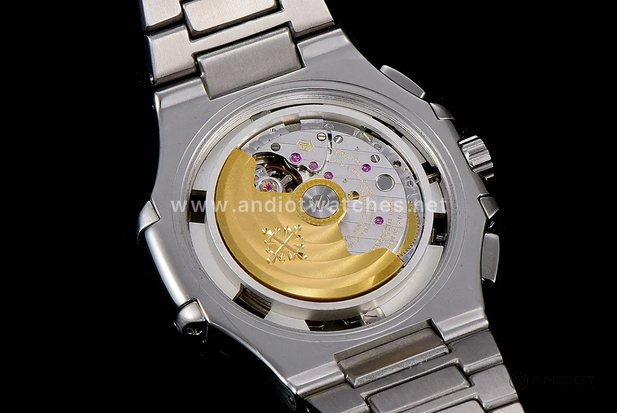 Nautilus 5980 Black Dial in Steel