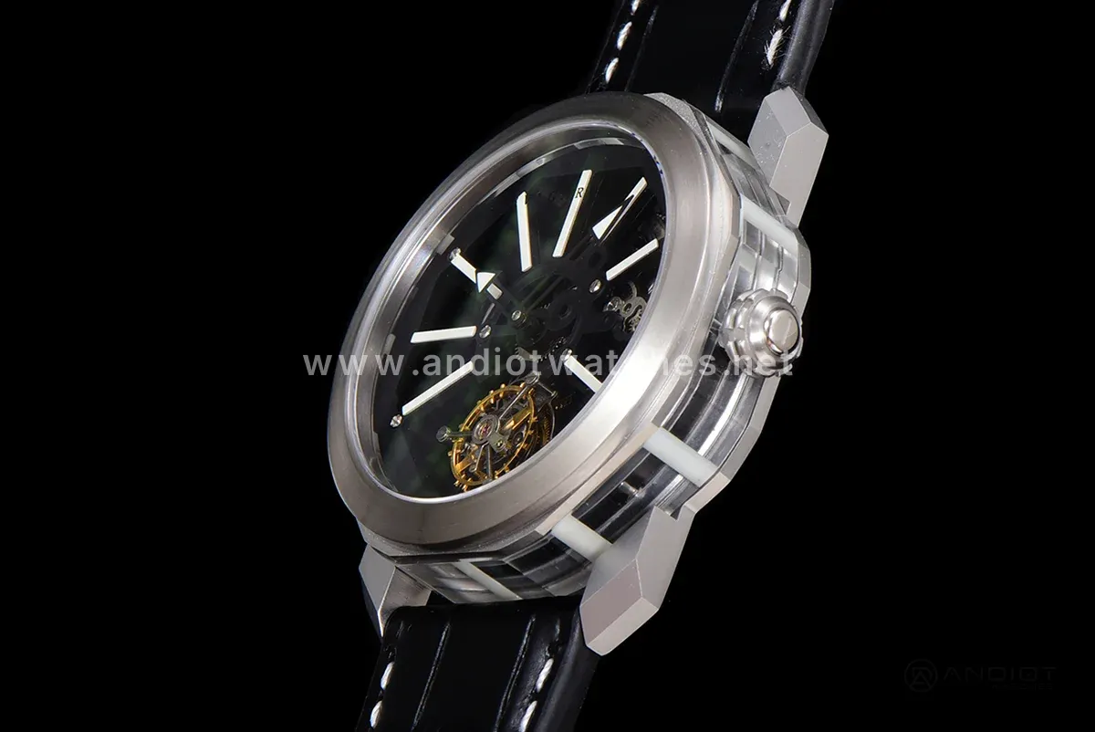 Octo Roma Watch with White Markers