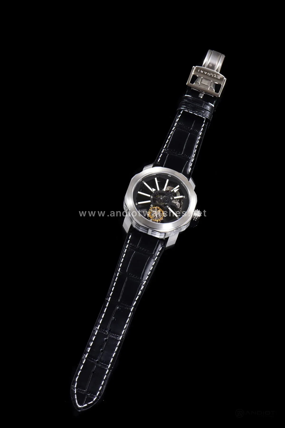 Octo Roma Watch with White Markers
