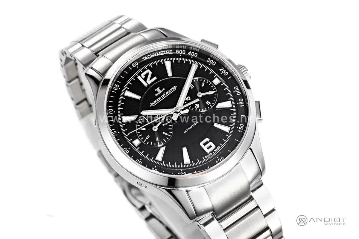 Polaris Chronograph Black Dial on Bracelet