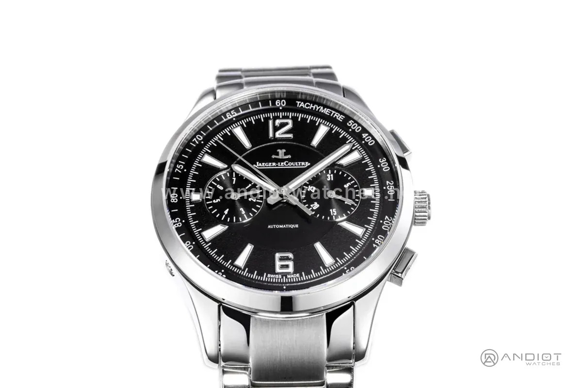 Polaris Chronograph Black Dial on Bracelet