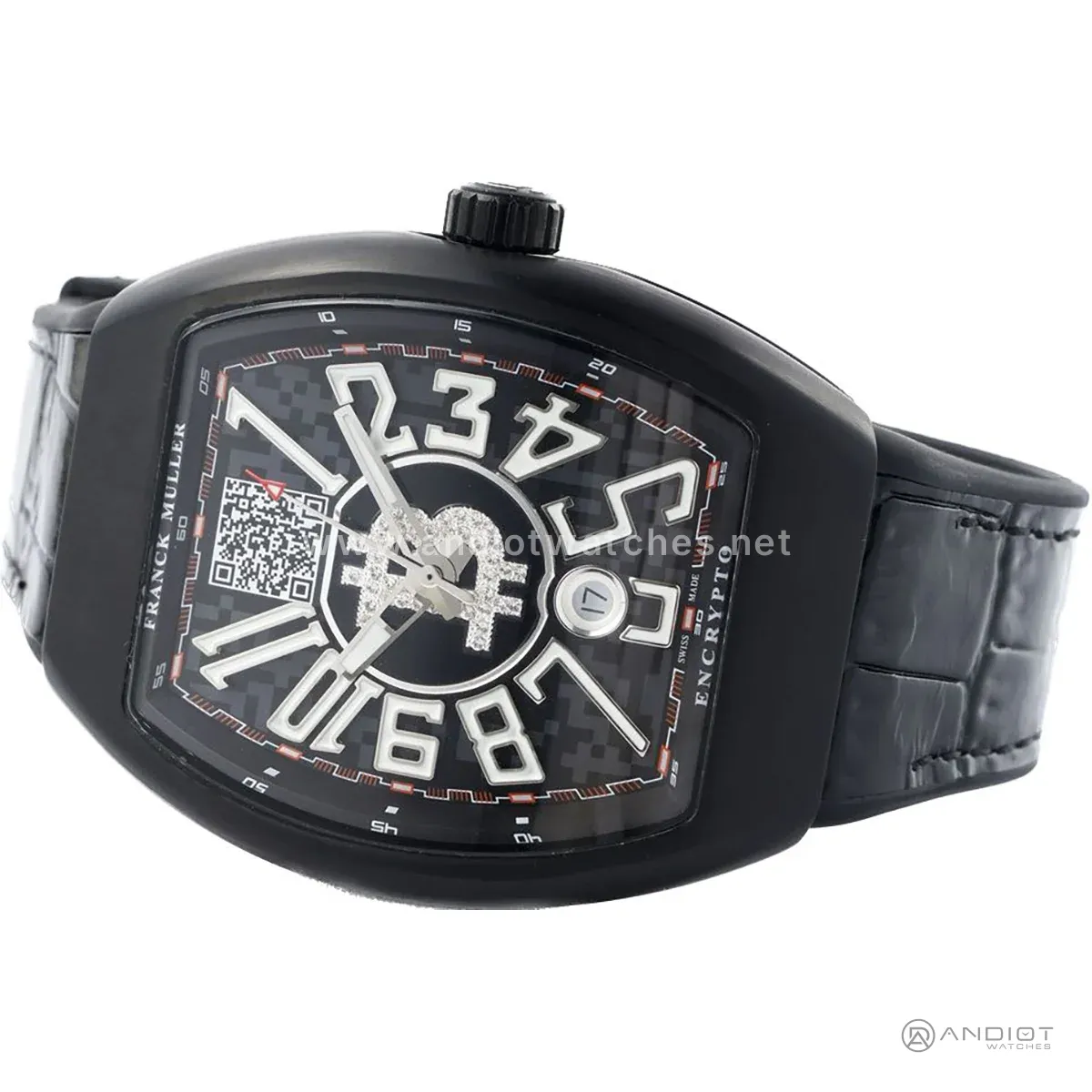 Vanguard Encrypto Black Dial in PVD V 45 SC DT BTC